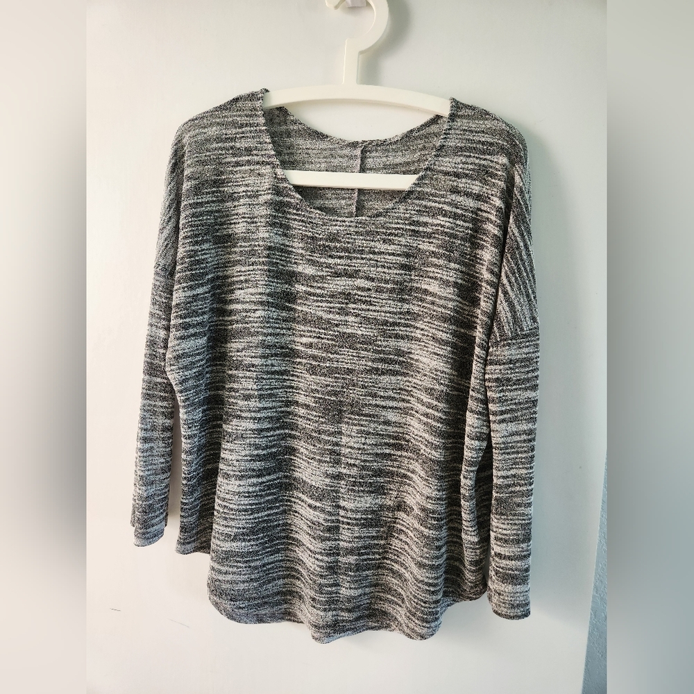Black & White Light Sweater